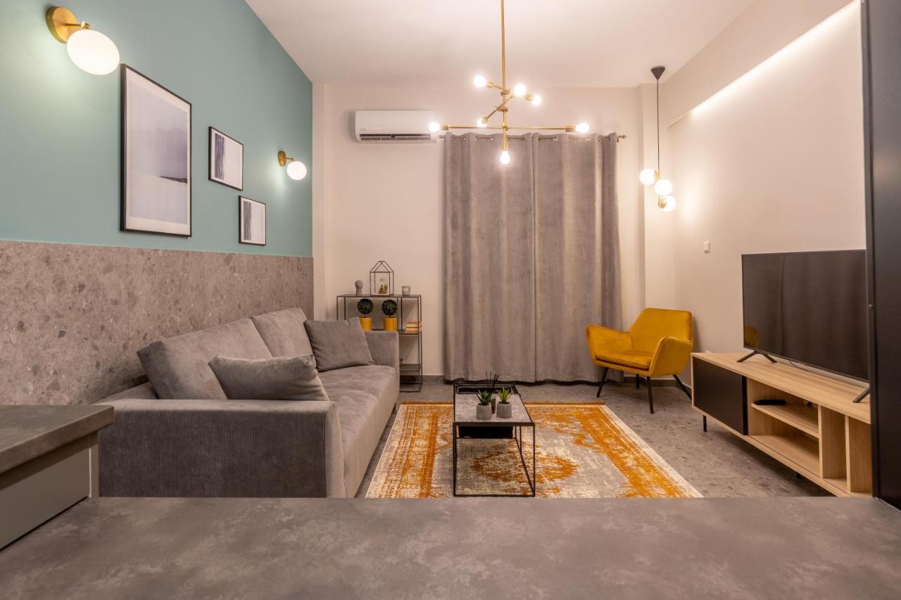 Elegant Apt 5' From Ampelokipi Metro Station Athen Exterior foto